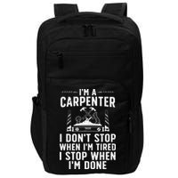 Funny Carpenter Art For Wo Carpenter Tool Carpentry Impact Tech Backpack