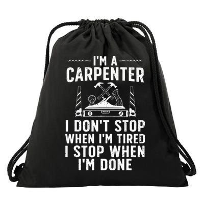 Funny Carpenter Art For Wo Carpenter Tool Carpentry Drawstring Bag