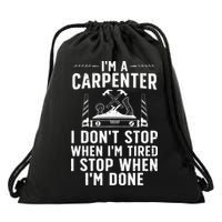Funny Carpenter Art For Wo Carpenter Tool Carpentry Drawstring Bag