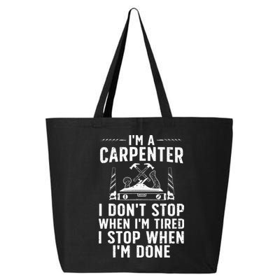 Funny Carpenter Art For Wo Carpenter Tool Carpentry 25L Jumbo Tote