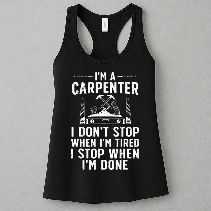 Funny Carpenter Art For Wo Carpenter Tool Carpentry Womens Tank Top