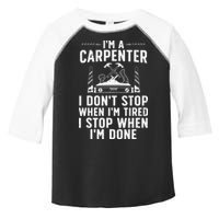Funny Carpenter Art For Wo Carpenter Tool Carpentry Toddler Fine Jersey T-Shirt