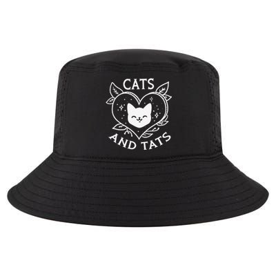 Funny Cats And Tats Product Tattoo Art Design Cool Comfort Performance Bucket Hat