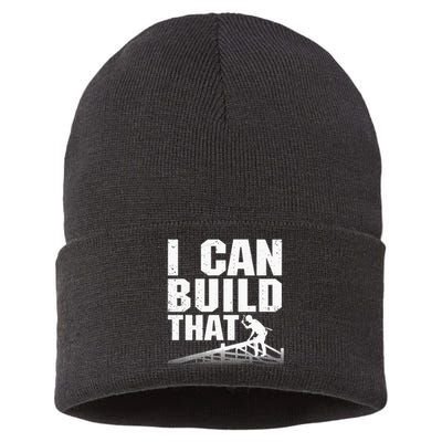 Funny Carpenter Art For Wo Carpentry Tools Woodworker Sustainable Knit Beanie