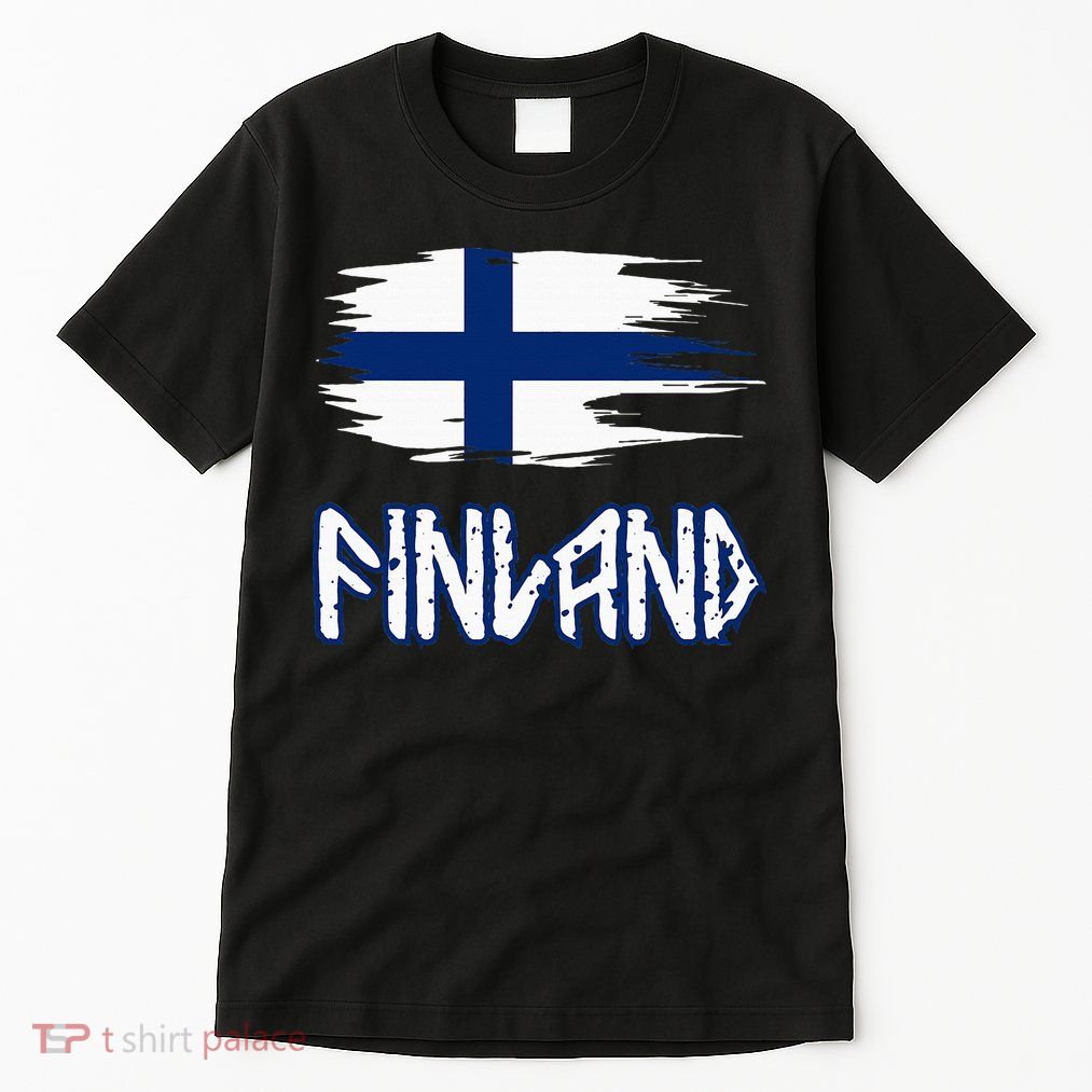 Finland Cool Ancient Nordic Style Flag Tall T-Shirt