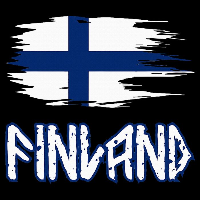 Finland Cool Ancient Nordic Style Flag 16 in Basic Backpack