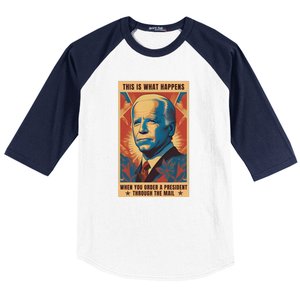 Funny Conservative Anti Joe Biden Baseball Sleeve Shirt