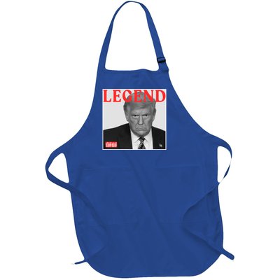 Funny Cd Album Cover Trump Legend Funny Gift Full-Length Apron With Pockets