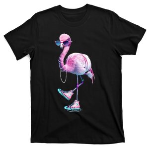 Flamingo Chucks And Pearls Funny Voting 2024 T-Shirt