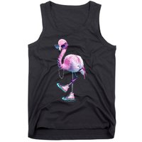 Flamingo Chucks And Pearls Funny Voting 2024 Tank Top