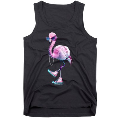 Flamingo Chucks And Pearls Funny Voting 2024 Tank Top