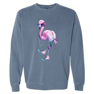 Flamingo Chucks And Pearls Funny Voting 2024 Garment-Dyed Sweatshirt