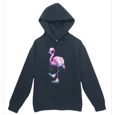 Flamingo Chucks And Pearls Funny Voting 2024 Urban Pullover Hoodie