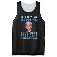 Funny Conservative Anti Joe Biden This Is What Happens... Mesh Reversible Basketball Jersey Tank