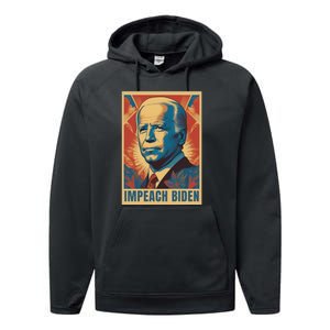 Funny Conservative Anti Joe Biden Performance Fleece Hoodie