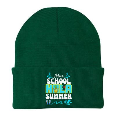 Funny Cute Adios School Hola Summer lovley Knit Cap Winter Beanie