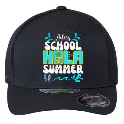 Funny Cute Adios School Hola Summer lovley Flexfit Unipanel Trucker Cap