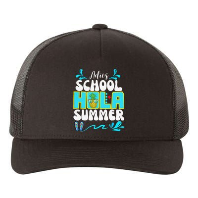 Funny Cute Adios School Hola Summer lovley Yupoong Adult 5-Panel Trucker Hat