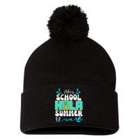 Funny Cute Adios School Hola Summer lovley Pom Pom 12in Knit Beanie