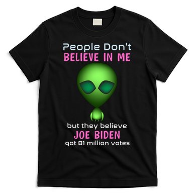 Funny Conservative Anti Biden Tooth Alien T-Shirt