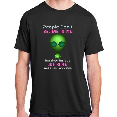 Funny Conservative Anti Biden Tooth Alien Adult ChromaSoft Performance T-Shirt