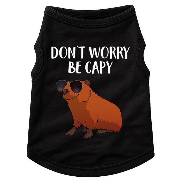 Funny Capybara Art For Cavy Rodent Lover Capybara Doggie Tank