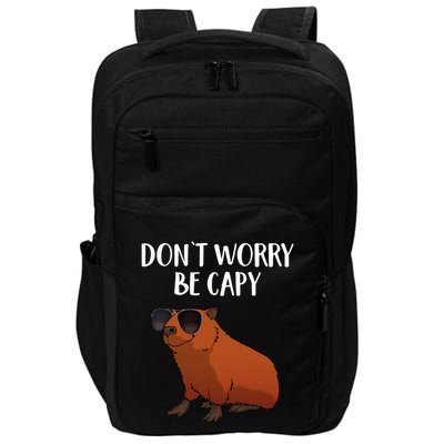 Funny Capybara Art For Cavy Rodent Lover Capybara Impact Tech Backpack