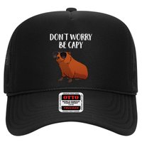 Funny Capybara Art For Cavy Rodent Lover Capybara Trucker Hat