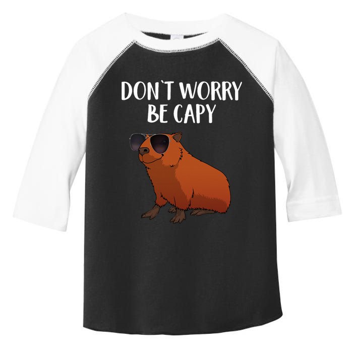 Funny Capybara Art For Cavy Rodent Lover Capybara Toddler Fine Jersey T-Shirt