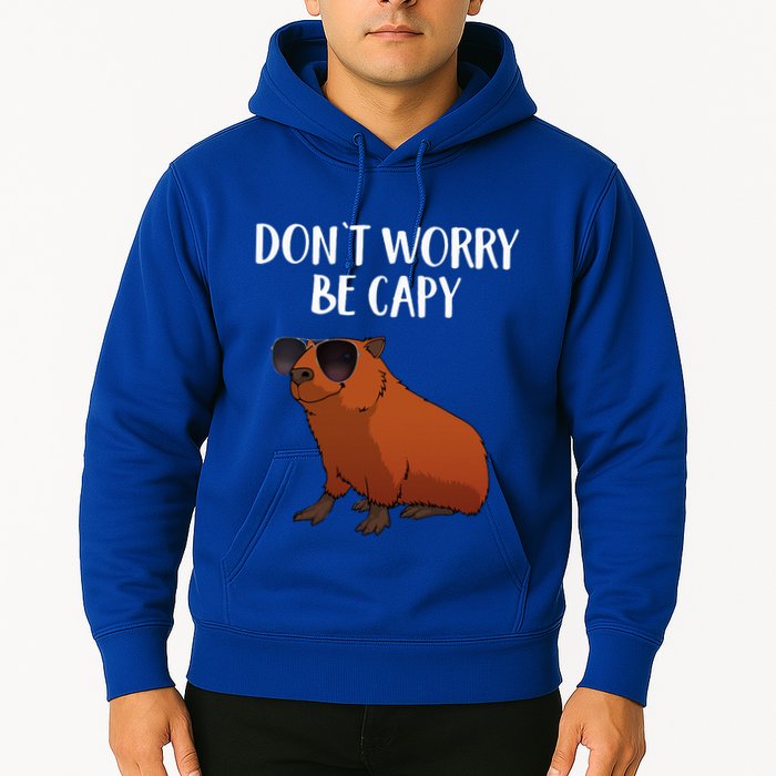 Funny Capybara Art For Cavy Rodent Lover Capybara Hoodie