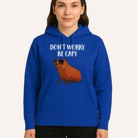 Funny Capybara Art For Cavy Rodent Lover Capybara Hoodie