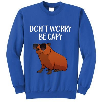 Funny Capybara Art For Cavy Rodent Lover Capybara Sweatshirt