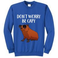 Funny Capybara Art For Cavy Rodent Lover Capybara Sweatshirt