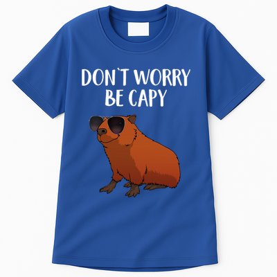 Funny Capybara Art For Cavy Rodent Lover Capybara Tall T-Shirt