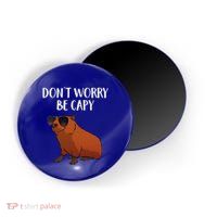 Funny Capybara Art For Cavy Rodent Lover Capybara Magnet