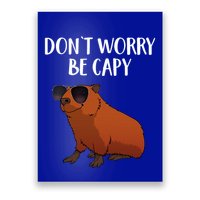 Funny Capybara Art For Cavy Rodent Lover Capybara Poster