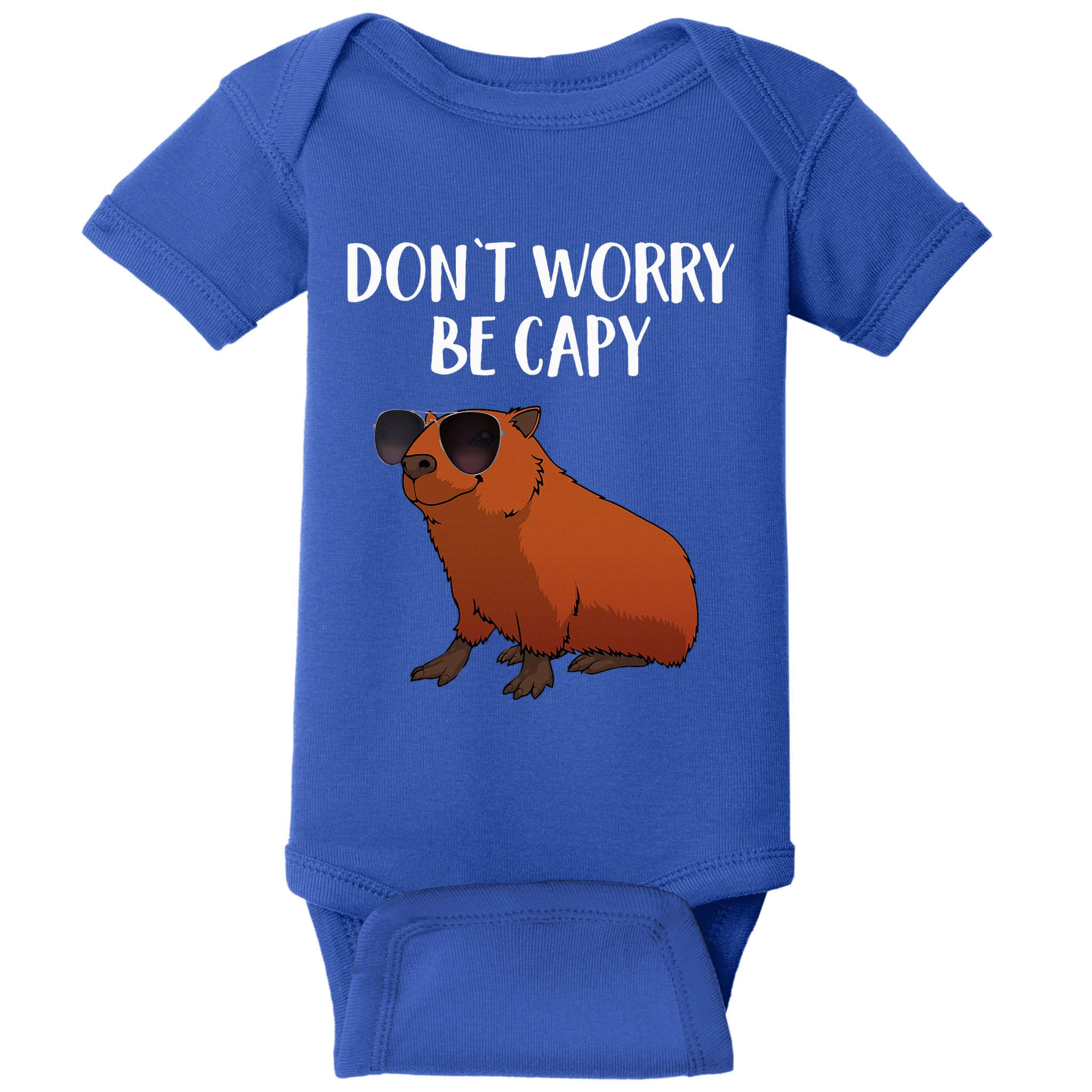 Funny Capybara Art For Cavy Rodent Lover Capybara Baby Bodysuit