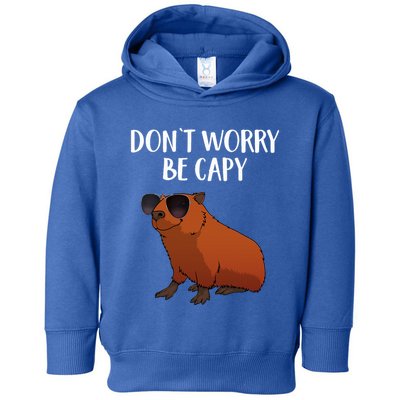 Funny Capybara Art For Cavy Rodent Lover Capybara Toddler Hoodie