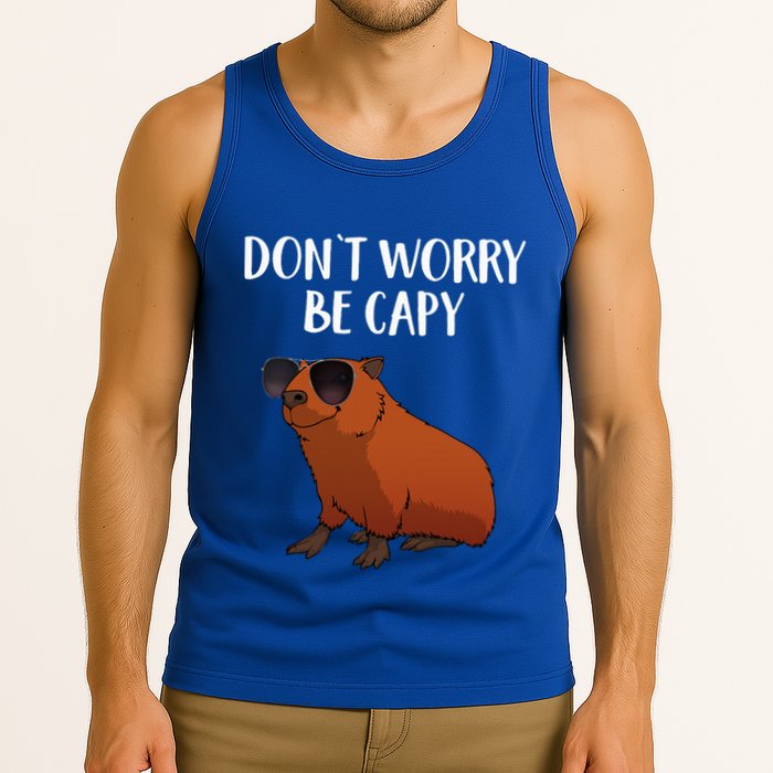 Funny Capybara Art For Cavy Rodent Lover Capybara Tank Top