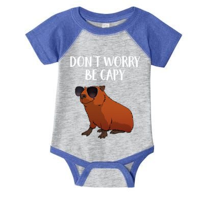 Funny Capybara Art For Cavy Rodent Lover Capybara Infant Baby Jersey Bodysuit