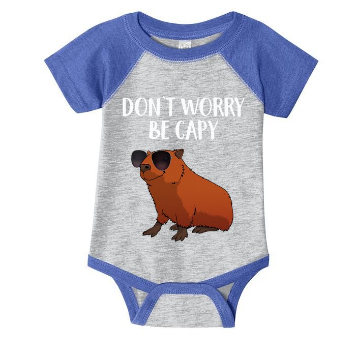 Funny Capybara Art For Cavy Rodent Lover Capybara Infant Baby Jersey Bodysuit