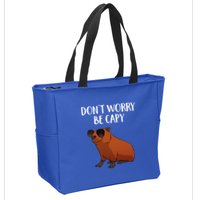 Funny Capybara Art For Cavy Rodent Lover Capybara Zip Tote Bag