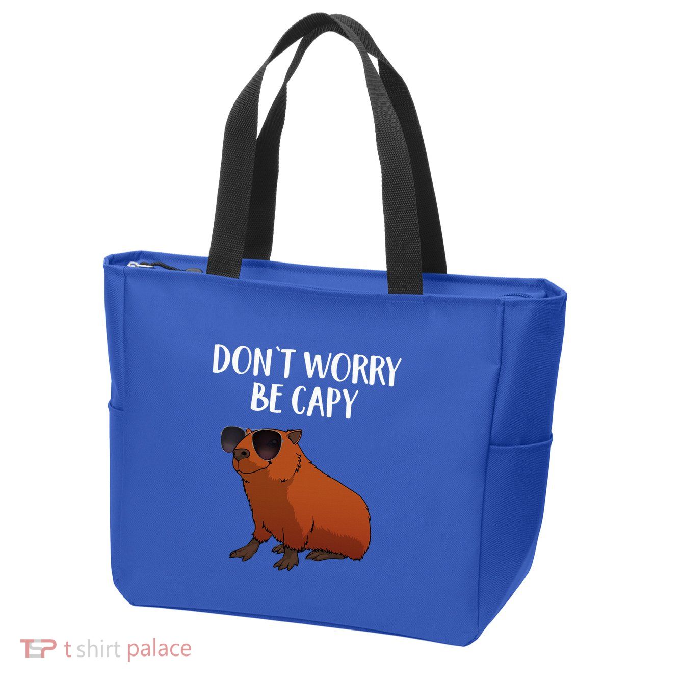 Funny Capybara Art For Cavy Rodent Lover Capybara Zip Tote Bag