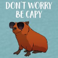 Funny Capybara Art For Cavy Rodent Lover Capybara Sueded Cloud Jersey T-Shirt