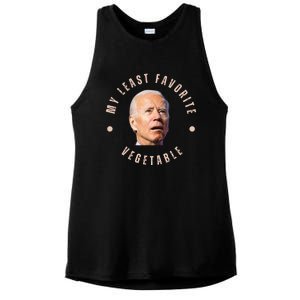 Funny Conservative Anti Biden My Least Favorite Vegetable Ladies PosiCharge Tri-Blend Wicking Tank