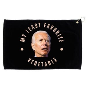 Funny Conservative Anti Biden My Least Favorite Vegetable Grommeted Golf Towel