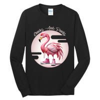 Flamingo Chucks And Pearls Comma La Kamala Tall Long Sleeve T-Shirt