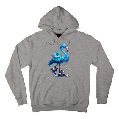 Flamingo Chucks And Pearls Comma La Kamala 2024 Tall Hoodie