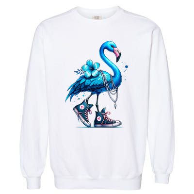 Flamingo Chucks And Pearls Comma La Kamala 2024 Garment-Dyed Sweatshirt