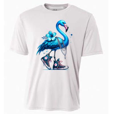 Flamingo Chucks And Pearls Comma La Kamala 2024 Cooling Performance Crew T-Shirt